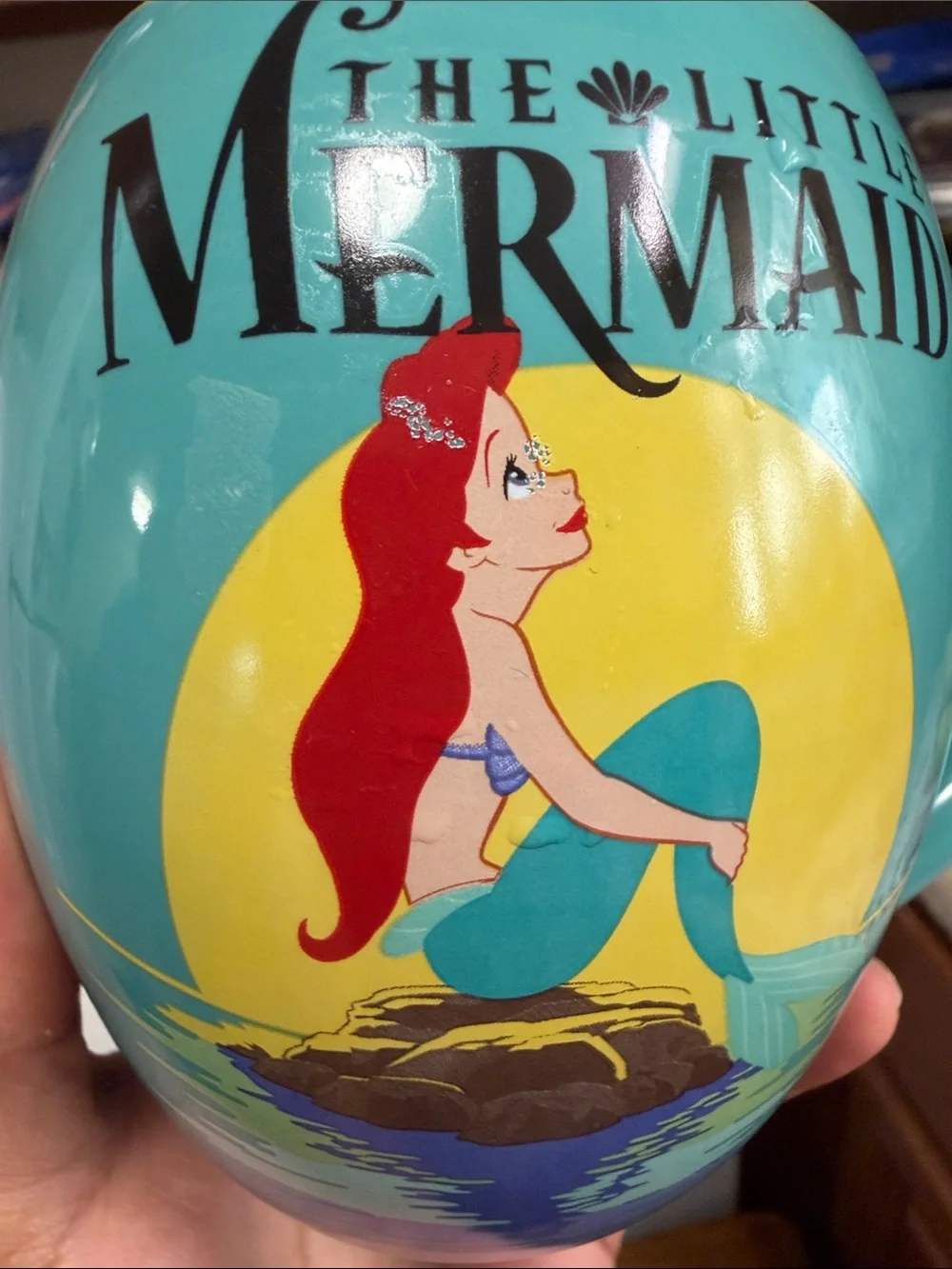 The little mermaid Turquoise Ceramic Mug - Branded Character Drinkware